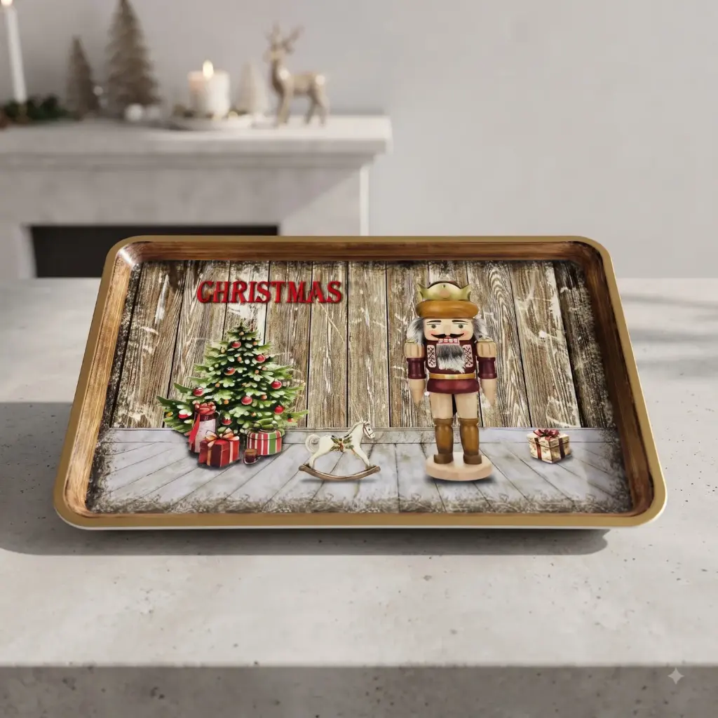 360 HOME MY HOME CHRISTMAS TRAY Plastic 25.5*17.5*2cm