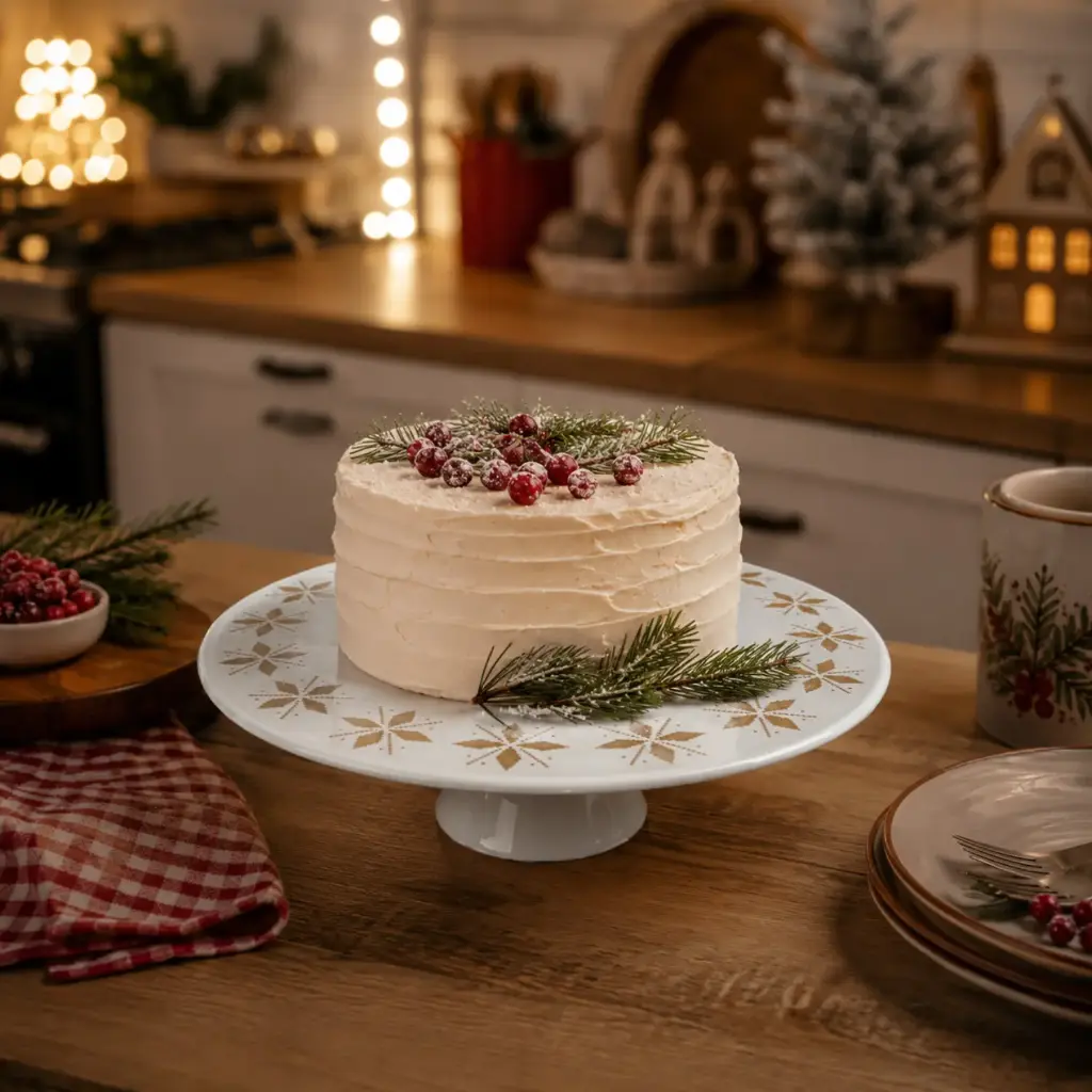 360 HOME MY HOME CHRISTMAS CAKE STAND Plastic 29*29*10CM