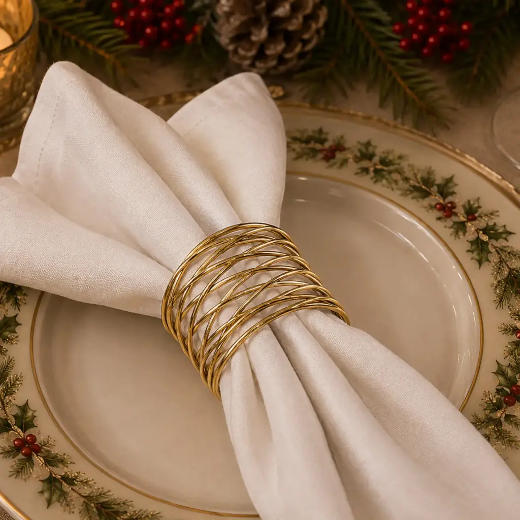 360 HOME MY HOME CHRISTMAS NAPKIN RING  