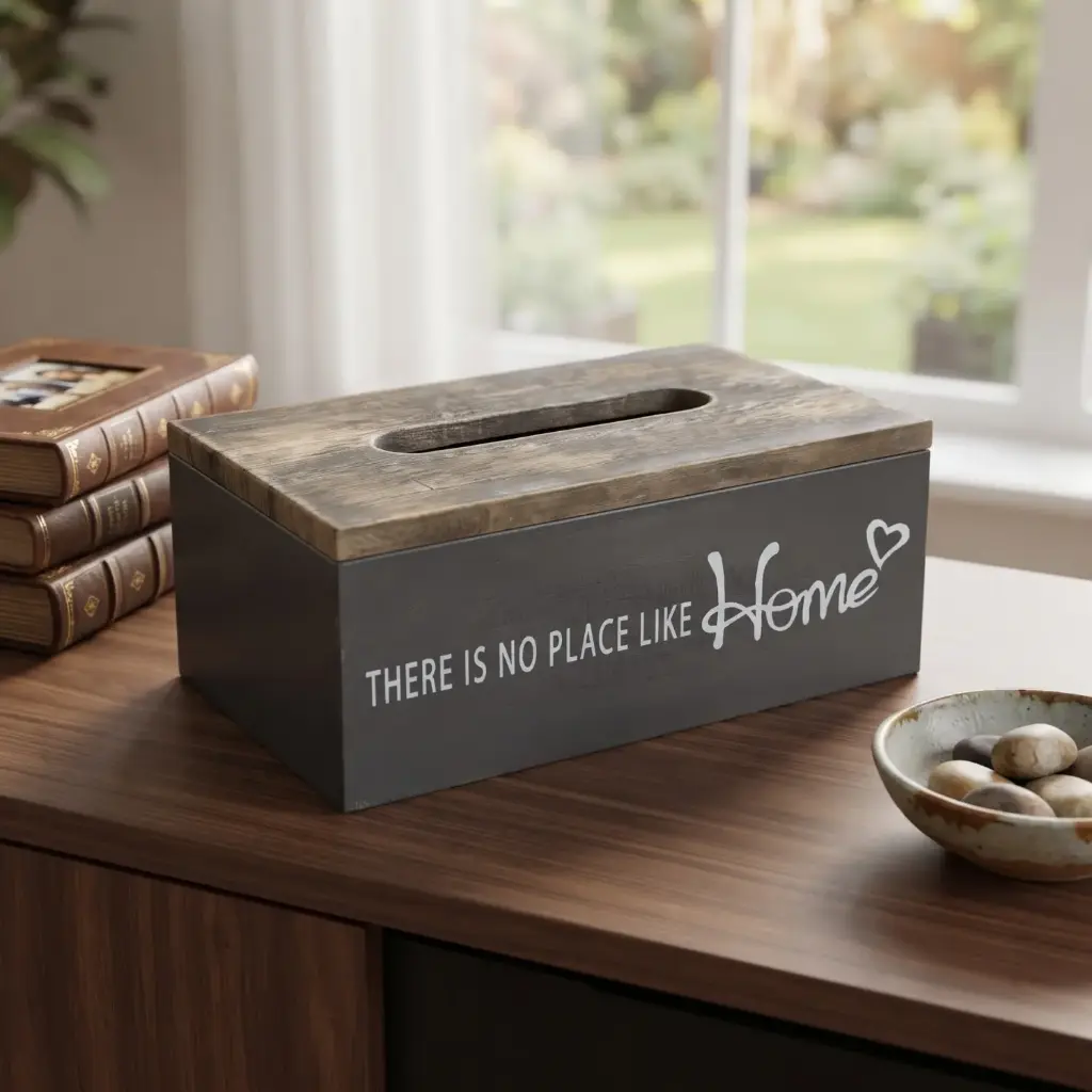 360 HOME TISSUE BOX MDF 24*13.5*9 Each bubble bag contains four pieces in one inner box