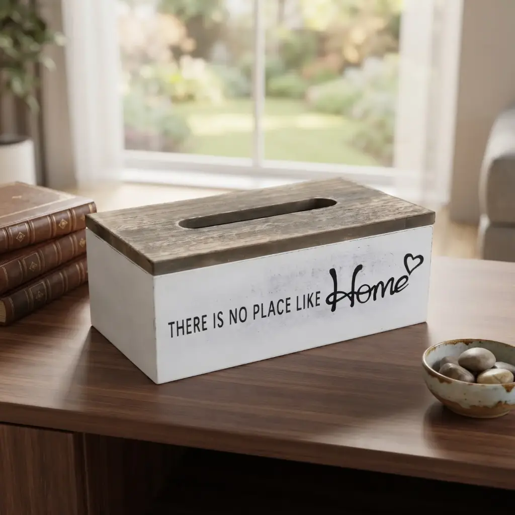 360 HOME TISSUE BOX MDF 24*13.5*9 Each bubble bag contains four pieces in one inner box