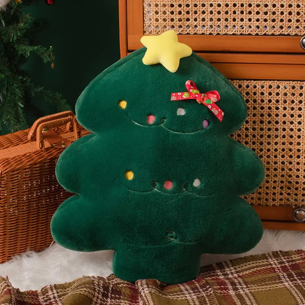 360 HOME MY HOME CHRISTMAS PILLOW TREE SHAPED 45CM POLYESTER