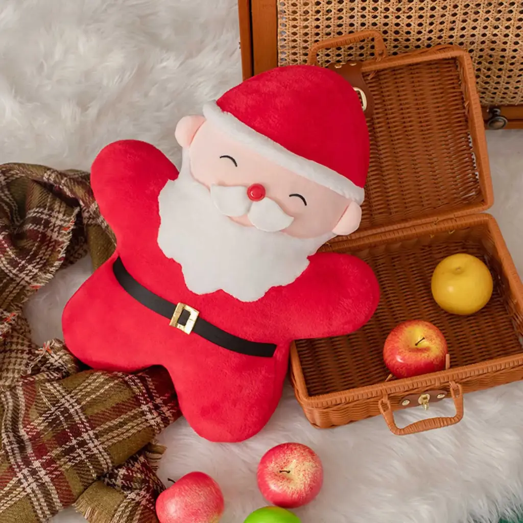 360 HOME MY HOME CHRISTMAS PILLOW SANTA CLAUSE SHAPED 45CM POLYESTER