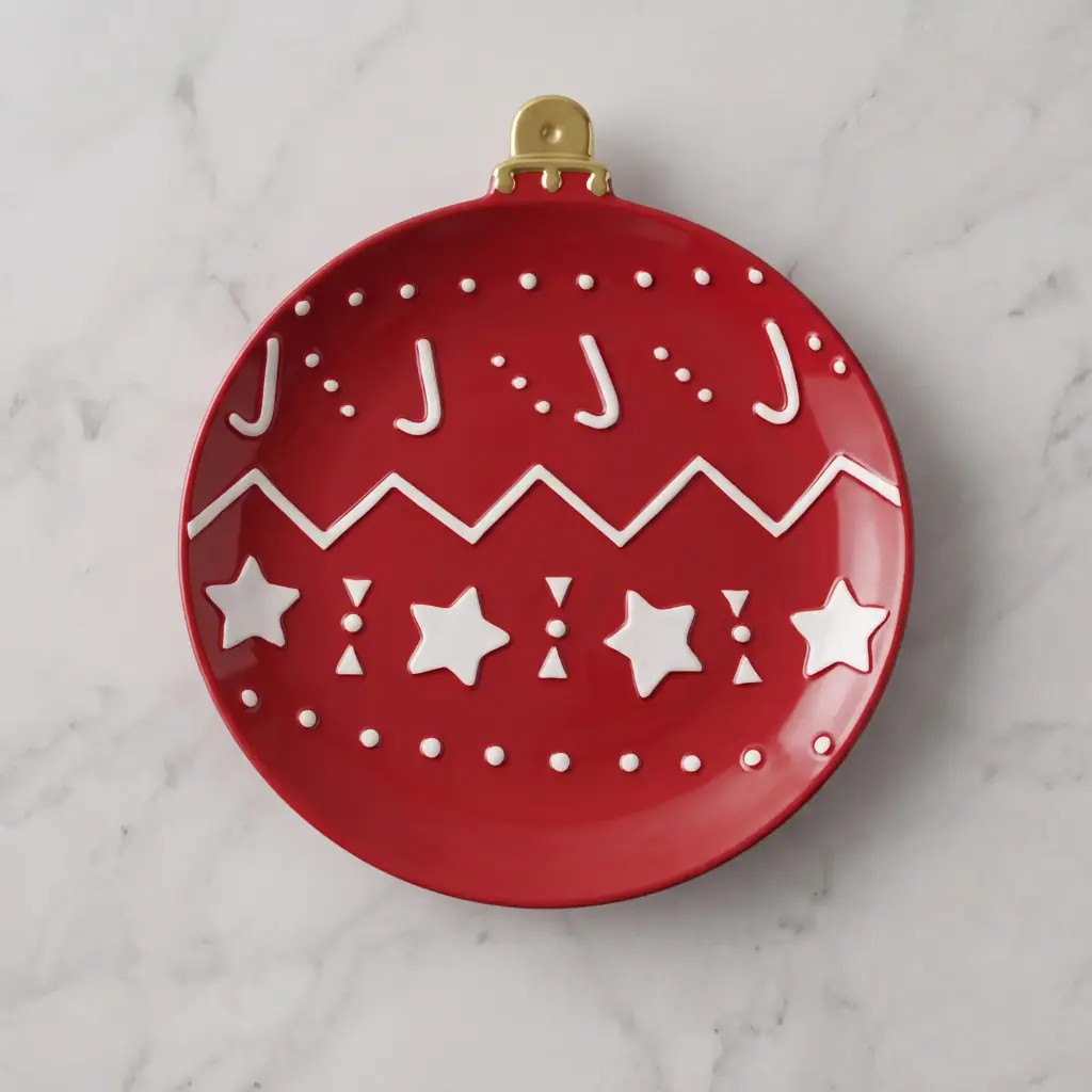 360 HOME MY HOME CHRISTMAS CERAMIC SNACK BOWL WITH LID SNOWFLAKE AND STAR PATTERNS 36PCS/BOX  17.8*15.5*2.5