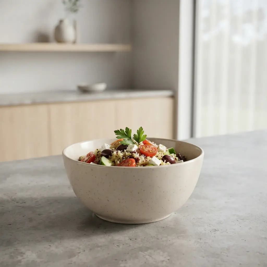 360 HOME CERAMIC BOWL STONEWARE WARM BEIGE/SAND WITH SUBTLE SPECKLING15CM*H7CM 24PCS/BOX