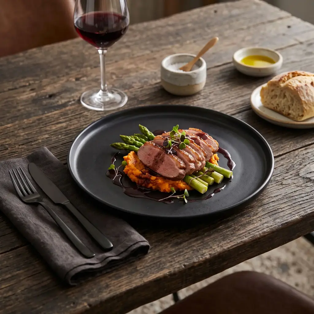 360 HOME CERAMIC PLATE ROUND BLACK MATTE 24PCS/BOX