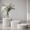 360 HOME MY HOME DECORATIVE GLASS VASE irregular bulbous wavy organic sculptural short narrow neck 35*30cm transparent