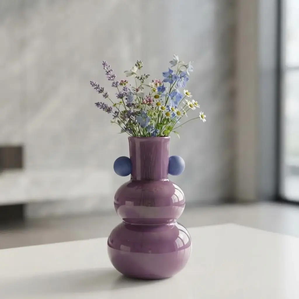 360 HOME MY HOME DECORATIVE GLASS VASE 15.5*25.5cm