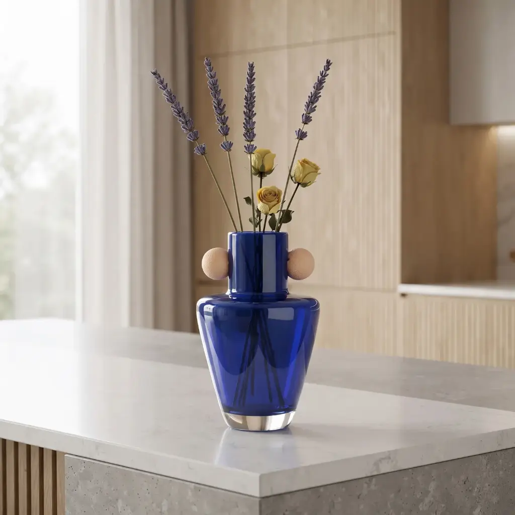 360 HOME MY HOME DECORATIVE GLASS VASE 13.5*20cm