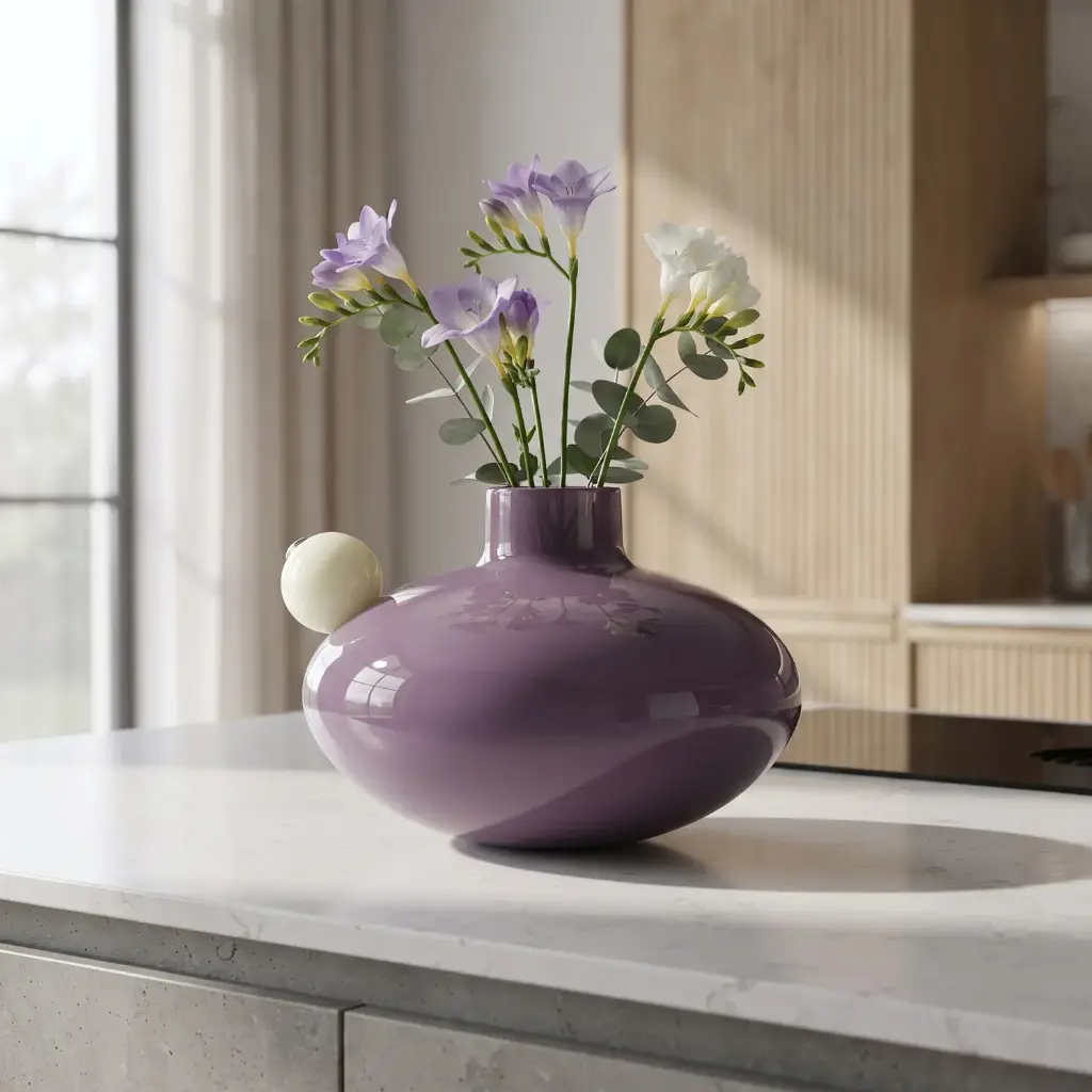 360 HOME MY HOME DECORATIVE GLASS VASE 15.5*23cm