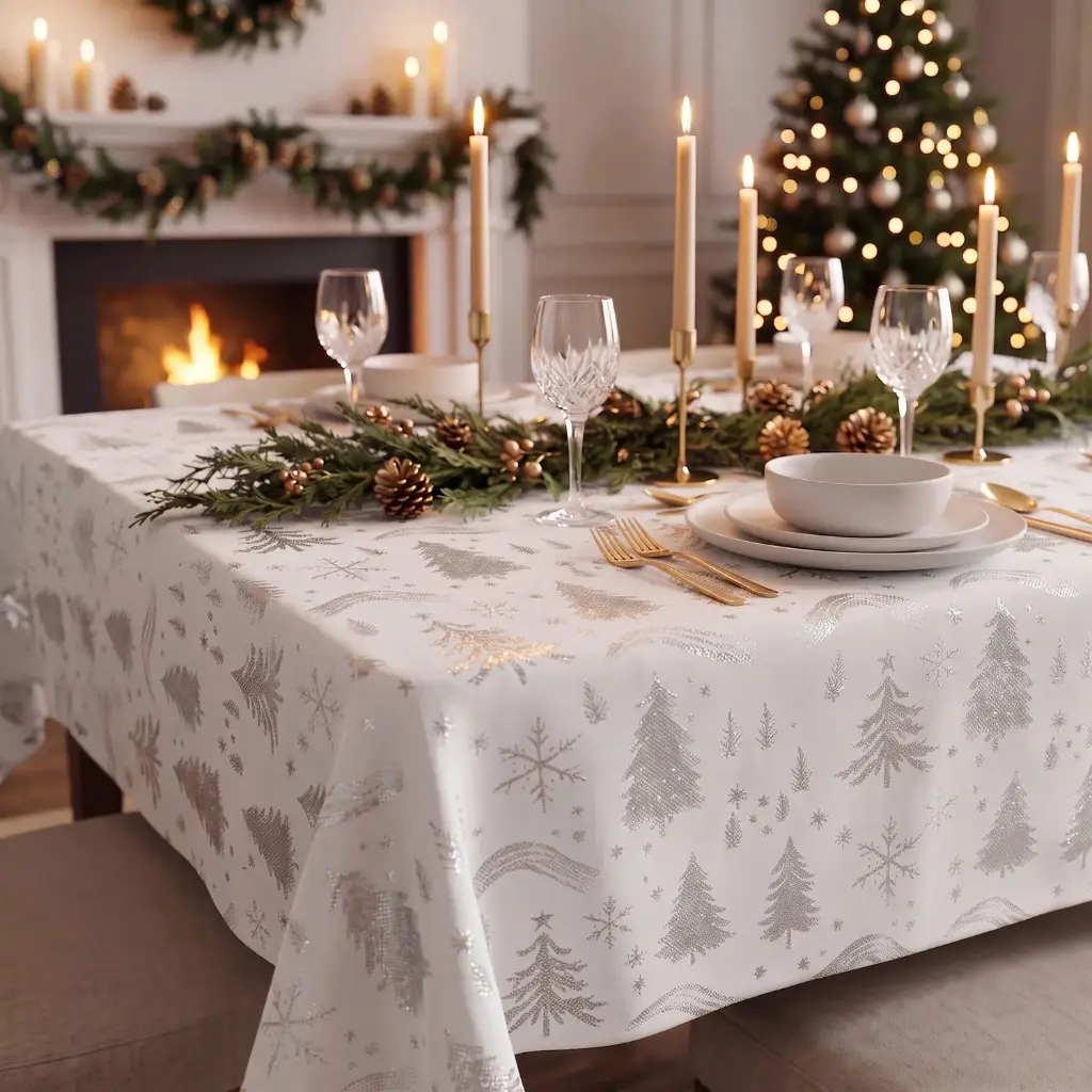 360 HOME CHRISTMAS TABLE COVER 140*235CM