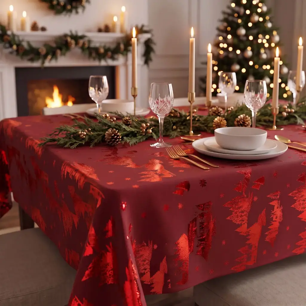 360 HOME CHRISTMAS TABLE COVER 140*235CM