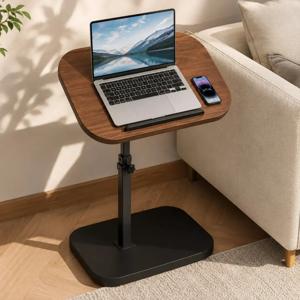 360 HOME MY HOME COFFEE TABLE ANGLED FORWARD/BACKWARD FOR LAPTOP 45-80*30*40CM