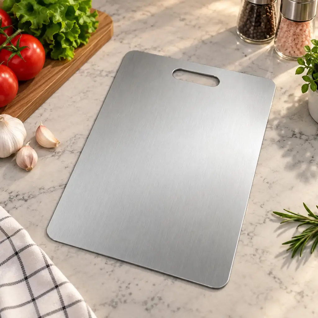360 HOME MY KITCHEN STAINLESS CUTTING BOARD MEDIUM 39X28CM