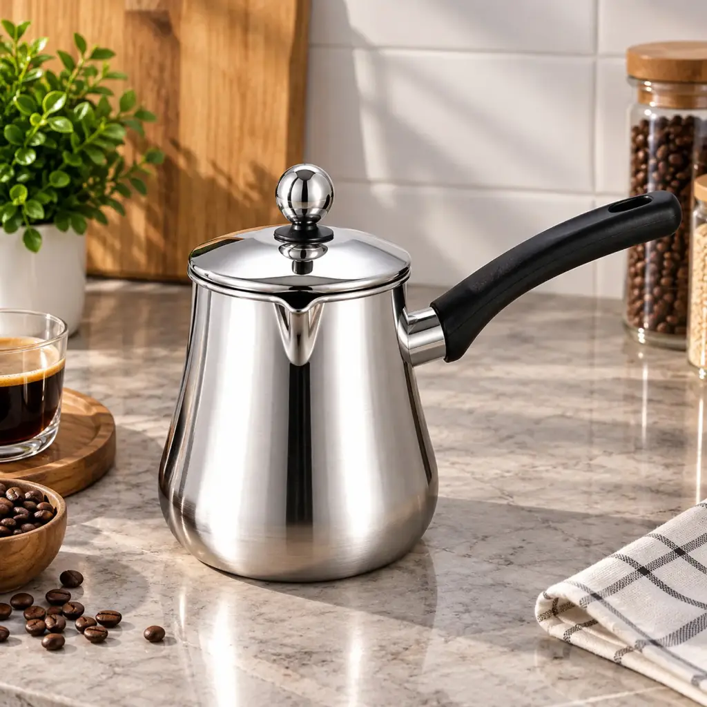 360 HOME MY KITCHEN COFFEE POT RAKWE 750ML STAINLESS STEEL
