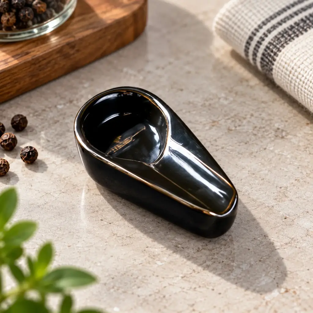 360 HOME MY KITCHEN CIGAR ASHTRAY 12.2X6.7X2.4CM CERAMIC