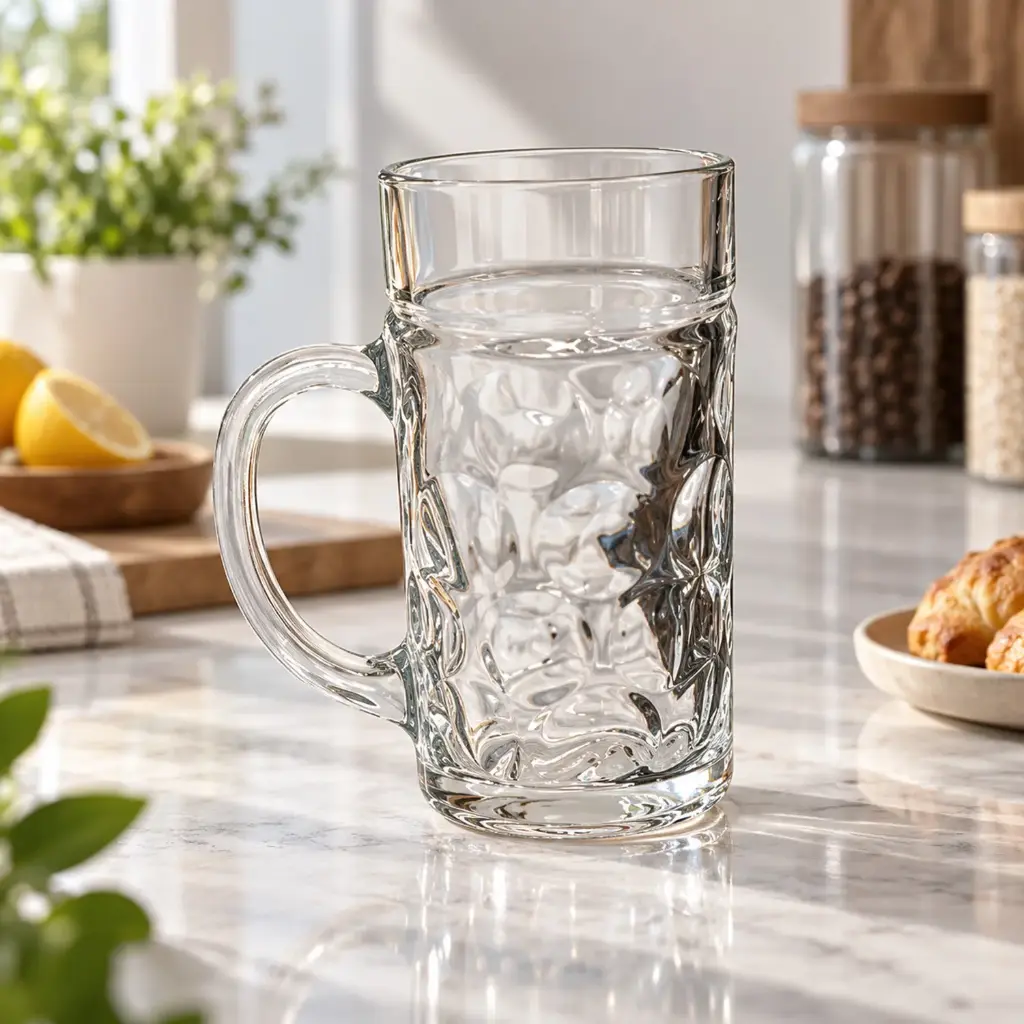 360 HOME MY KITCHEN BEAR CUP GLASS 1000ML 10.5X19.5CM
