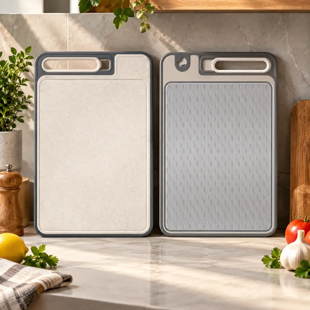 360 HOME MY KITCHEN DOUBLE SIDED CUTTING BOARD WITH SHARPENER 36.9X24.9X0.9CM