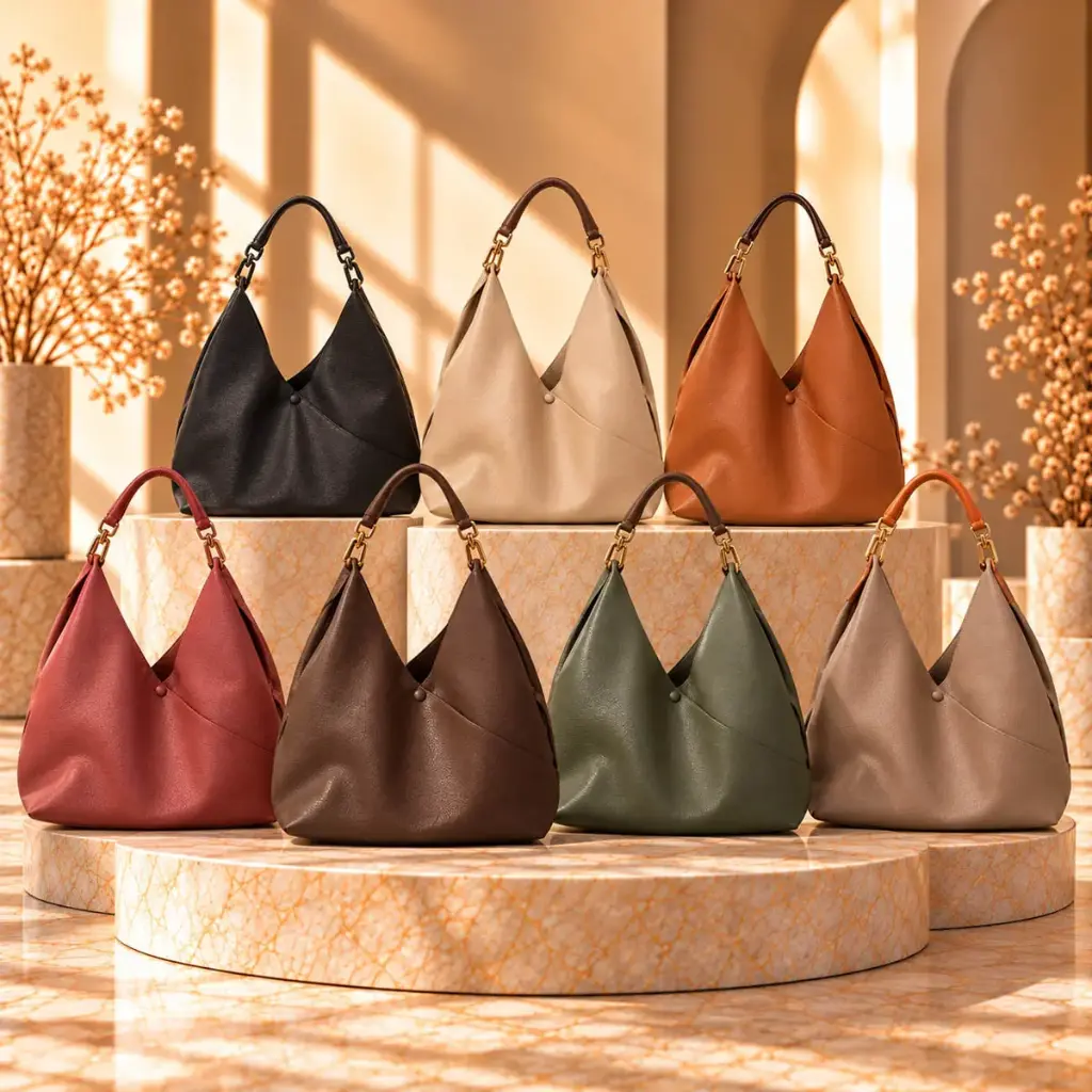 360 COTTON SHOULDER TOTE BAG OVERSIZED SOFT SLOUCHY SILHOUETTE WIDE TOP OPENINGLONG SHOULDER HANDLES BEIGE/TAUPE