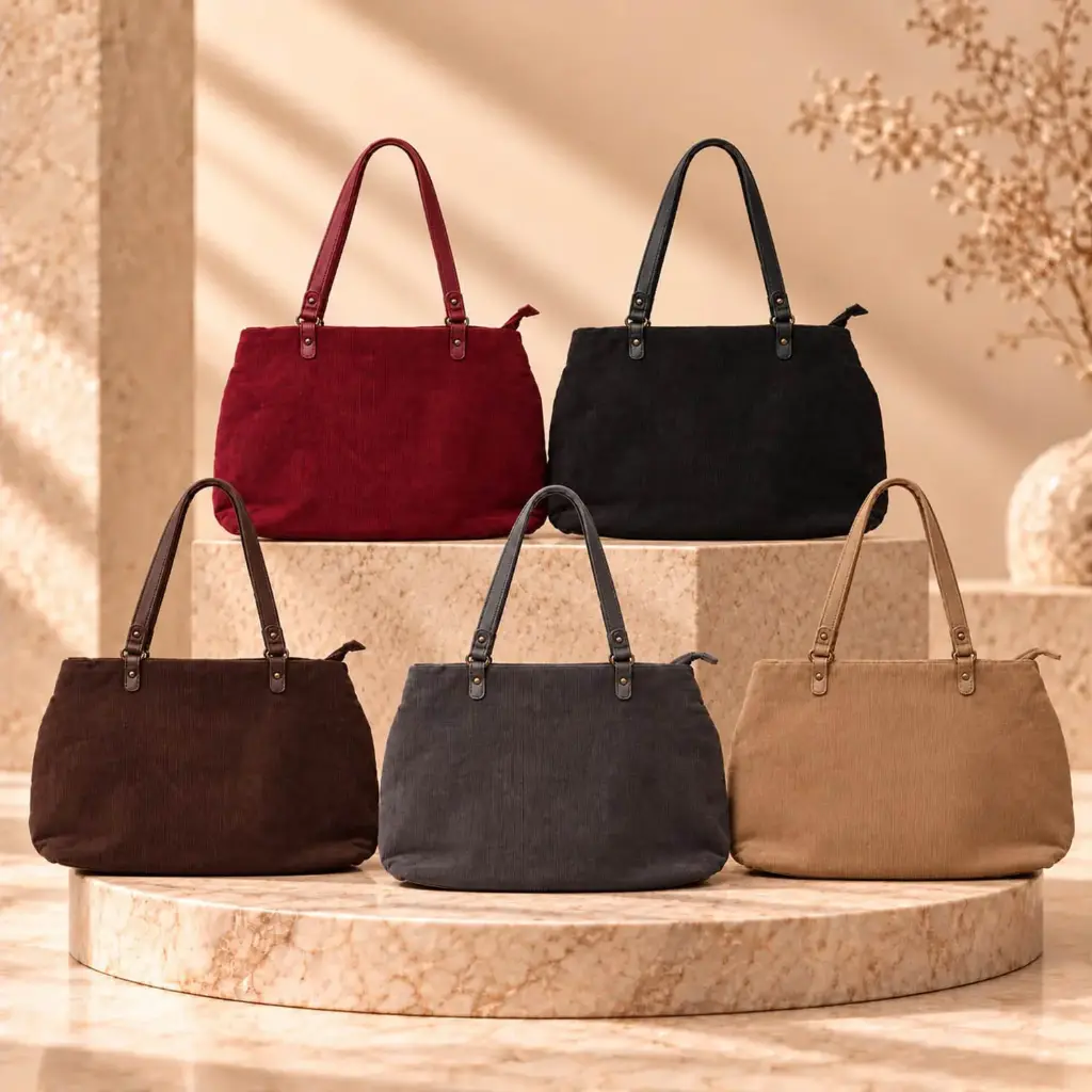 360 COTTON SHOULDER TOTE BAG LARGE HOBO-STYLE TEXTURED TOTE SPACIOUS RECTANGULAR ADJUSTABLE STRAPFLORAL LEAF-SHAPED BURGUNDY