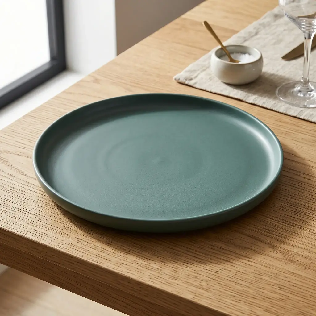 360 HOME CHRISTMAS CERAMIC DINNER PLATE 10.25"