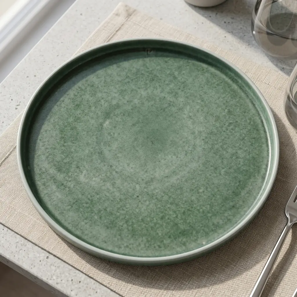360 HOME CHRISTMAS CERAMIC DINNER PLATE 10.75"