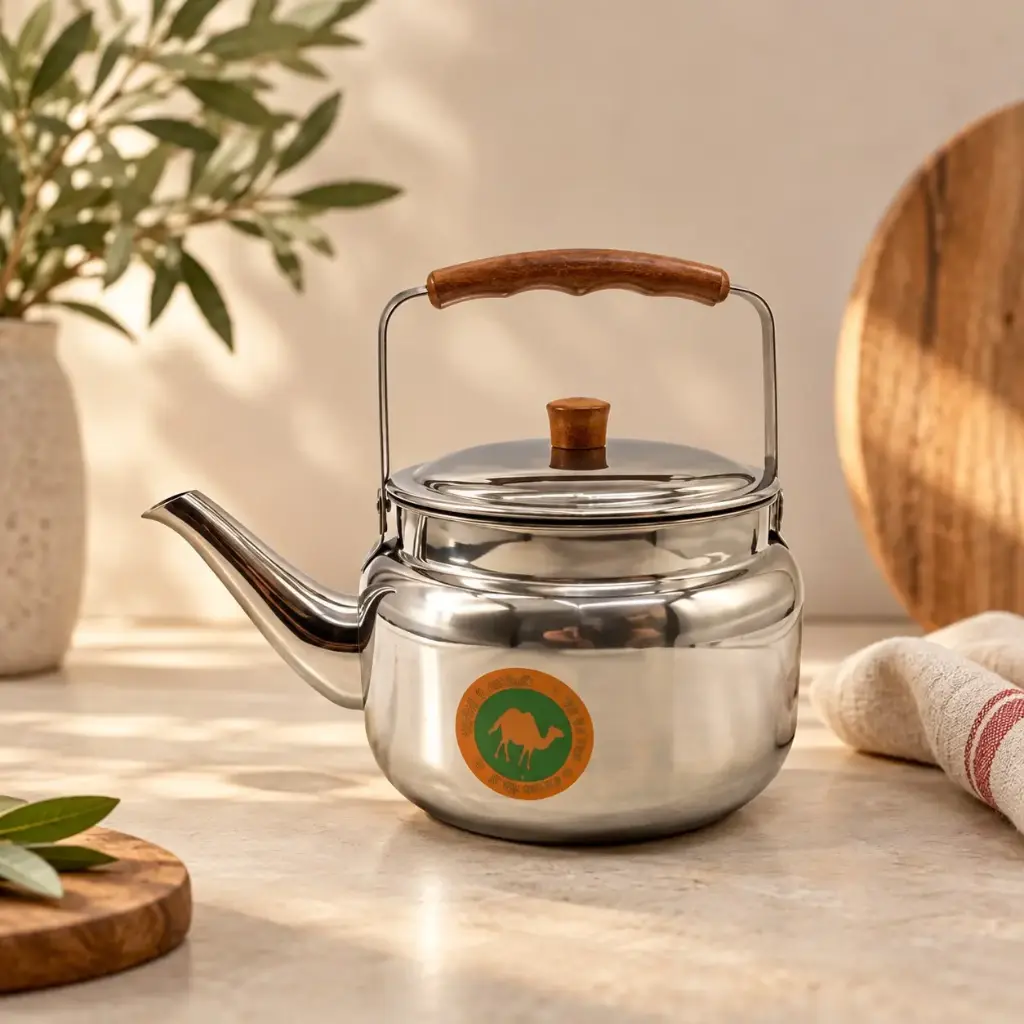 360 HOME MY KITCHEN STAINLESS STEEL TEA KETTLE WITH LID – 1.5 L