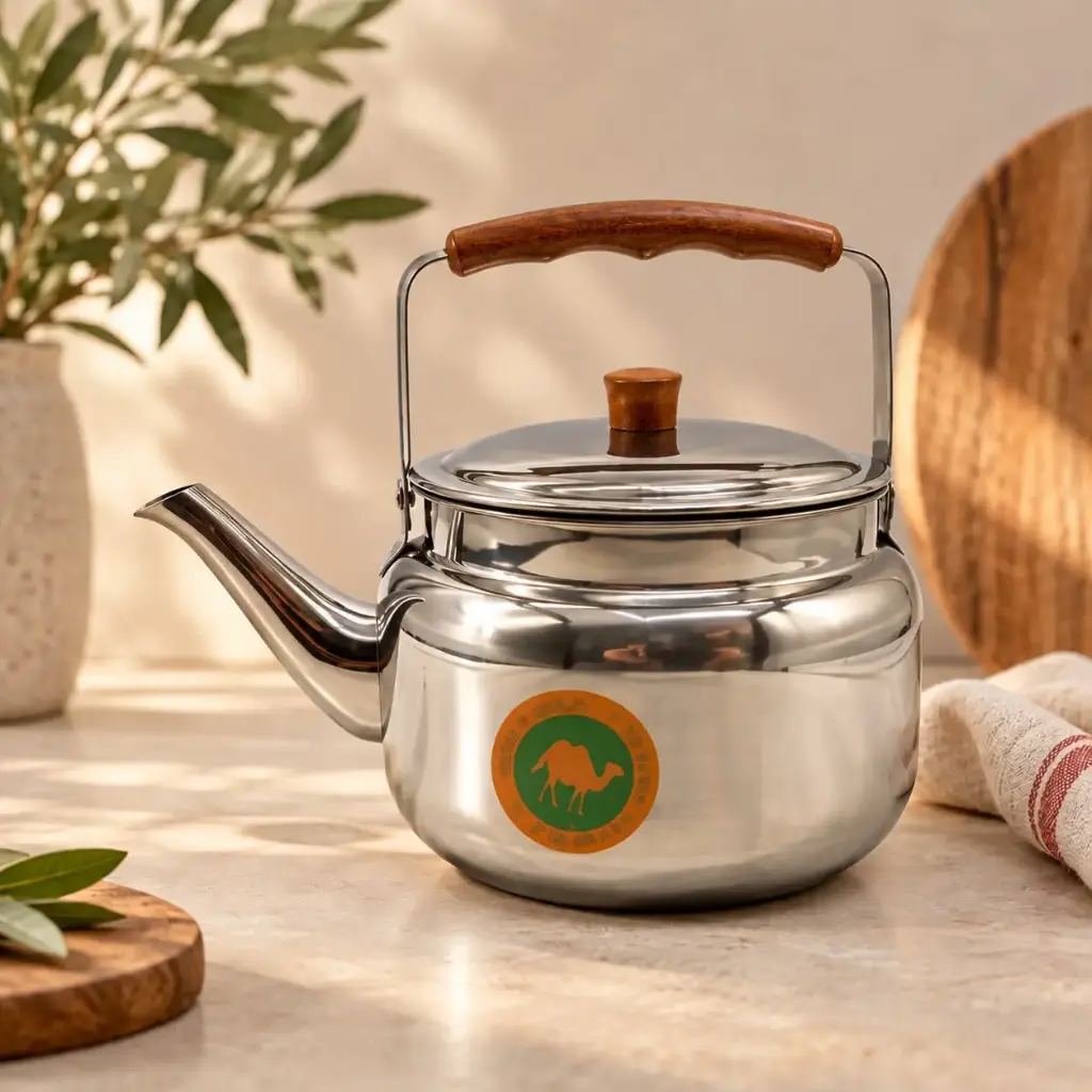 360 HOME MY KITCHEN STAINLESS STEEL TEA KETTLE WITH LID – 3 L