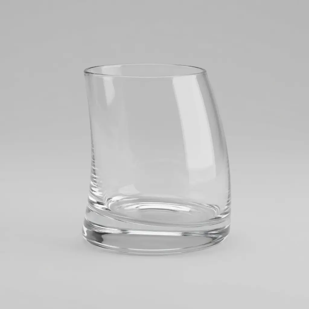 360 HOME CURVED GLASS TUMBLER 360ml