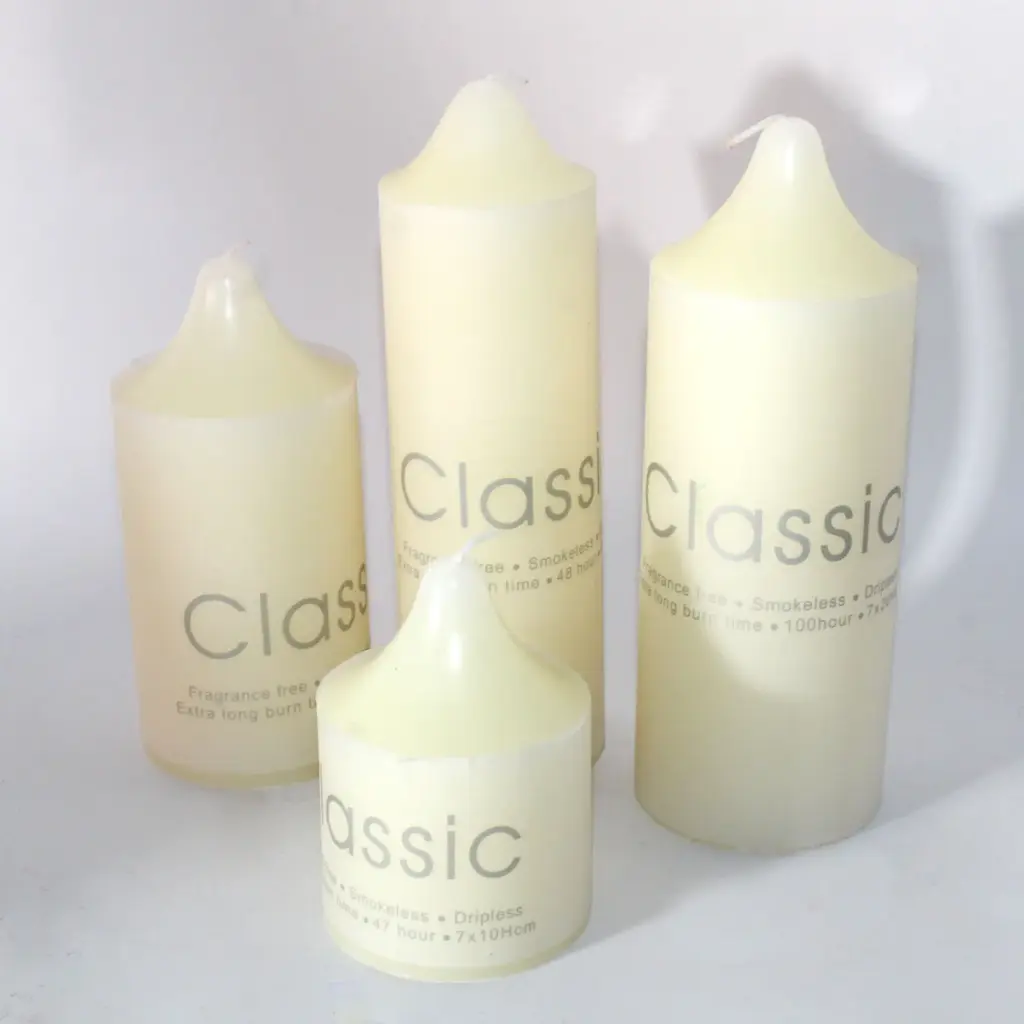 360 HOME CYLINDER CANDLES 10X10