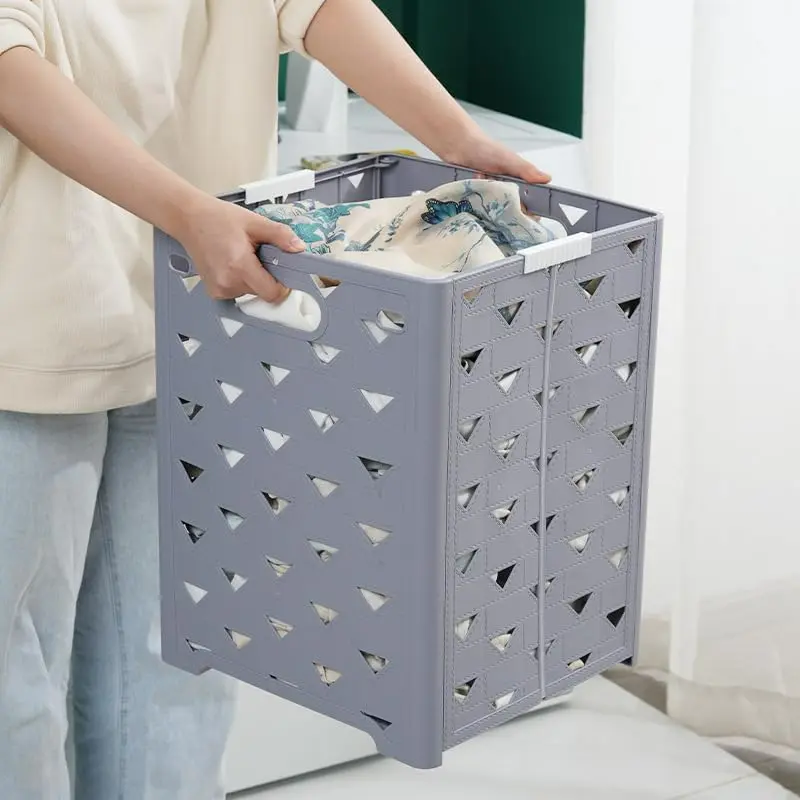 360 HOME LAUNDRY BOX 34*32*44 TRIANGLE HOLES