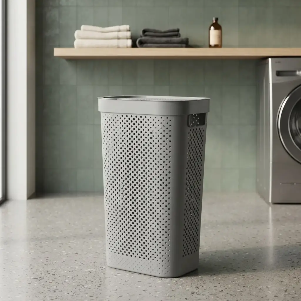 360 HOME LAUNDRY BOX43.5*34.5*57.5 RECT. GREY