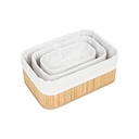 360HOME BASKET L:30X20X12 M:24.5X15X10 S:19.5X10X8