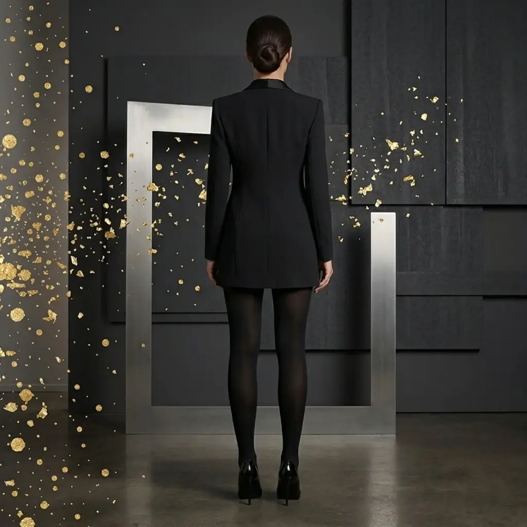 360 TIGHT 70D NYLON OPAQUE BLACK COLOR