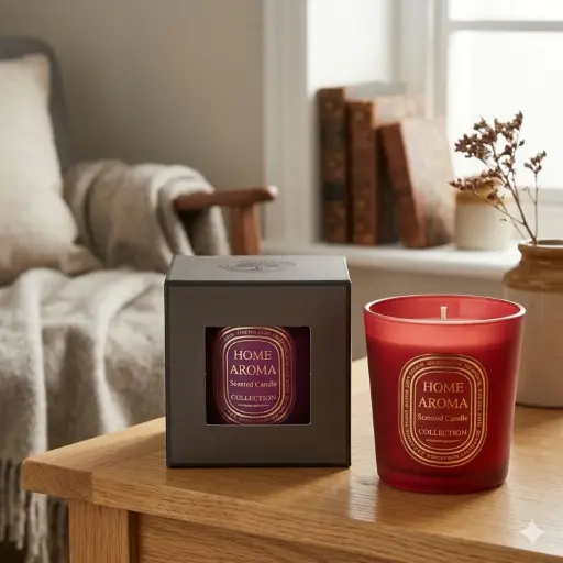 [158-70] 360 HOME SCENTED CANDLES 7X7.5/PC