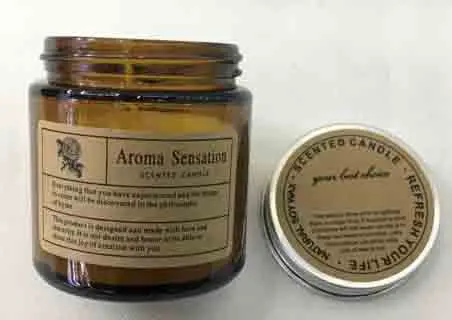 [158-87] 360 HOME SCENTED CANDLES 5.5X6.5