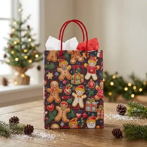 [8417-C4] 360 HOME CHRISTMAS PAPER GIFTBAG ASSORTED/SMALL/18*23*12cm