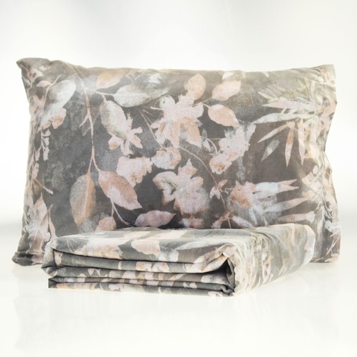 [CTPC-7] 360 HOME PILLOW CASE COTTON BLACK FOUGERE