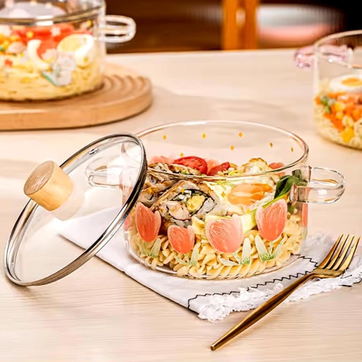 [DIGL20] 360 HOME GLASS POT WITH COVER 1800ML Q8701