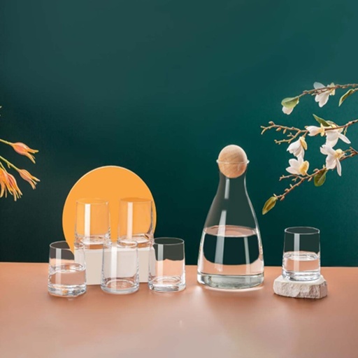 [DIGL4] 360 HOME GLASS WATER SET 7PCS JYSJ307