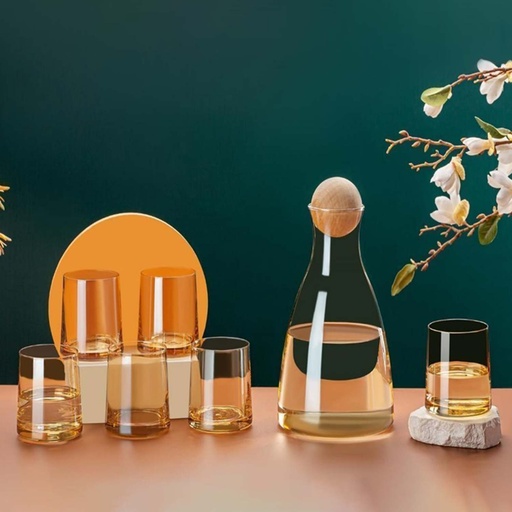 [DIGL5] 360 HOME GLASS WATER SET 7PCS JYSSJ307