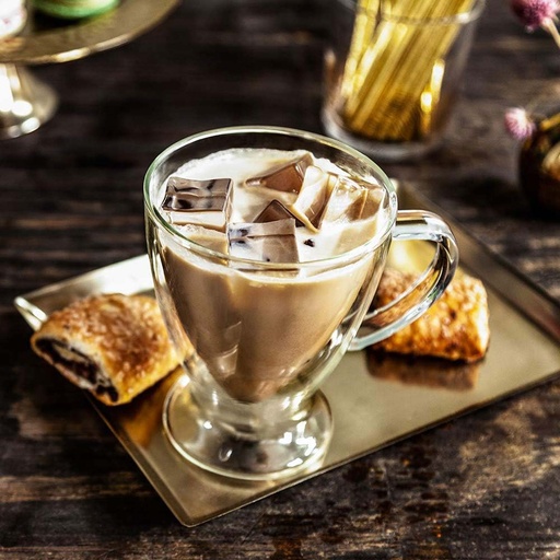 [DIGL54] 360 HOME GLASS IRISH COFFEE CUP WITH HANDLE 300ML