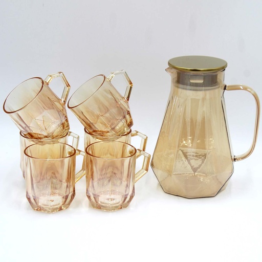 [DIGL6] 360 HOME GLASS WATER SET 7PCS QSSJ7J