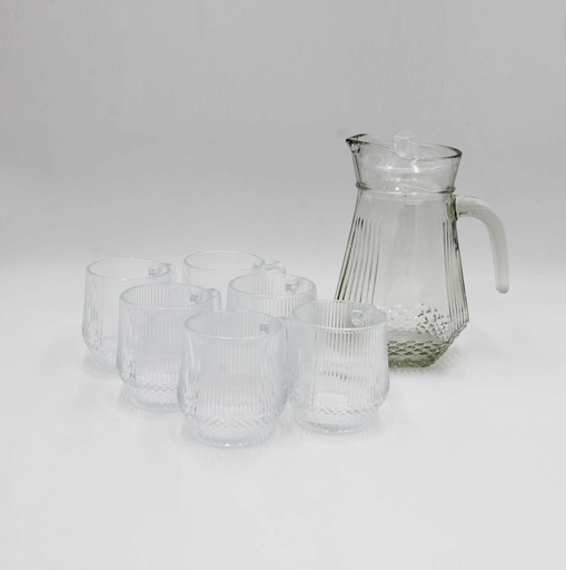 [DIGL7] 360 HOME GLASS WATER SET 7PCS AMLY-7