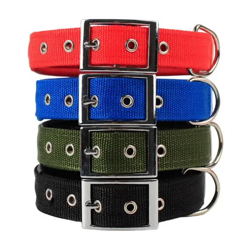 [DOG10] 360 PET Cotton dog collar with high quality black