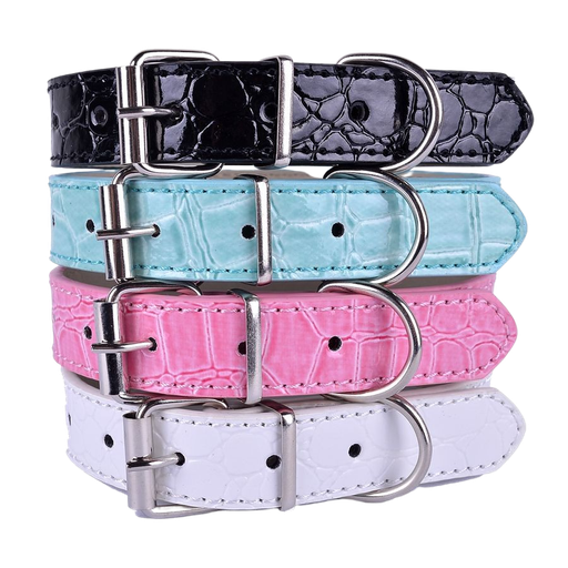[DOG5] 360 PET Leather Dog Collar, Heavy Duty 2.0*46CM