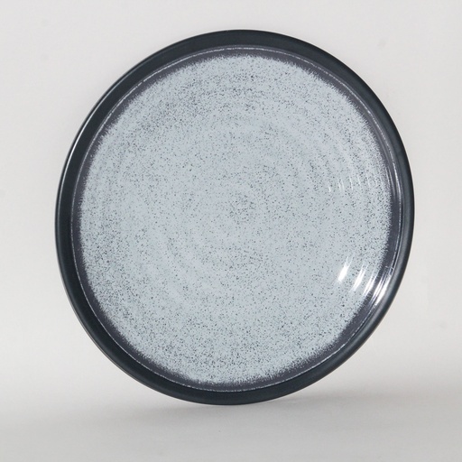 [MEL208-37]  360 HOME PLATE 10.5" MELAMINE PRINTED CLASSIC BORDER