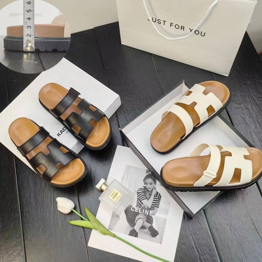 [MT-18SL37] 360 COTTON SLIPPERS CHYPRE BLACK 37