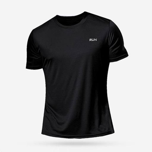 [MT25-NSB1] 360 COTTON ATHLETIC WORKOUT SHIRTS BLACK SPANDEX
