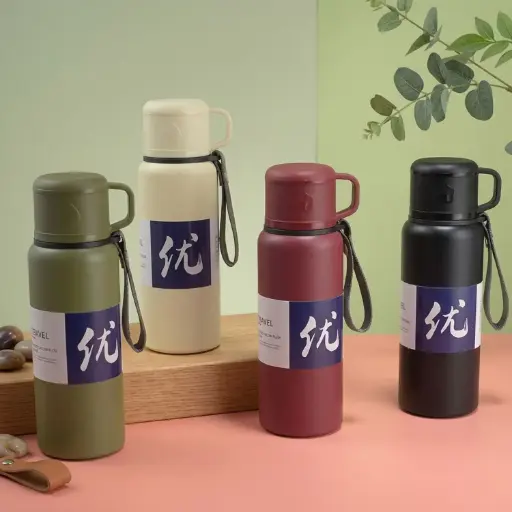 [MT25-WC40] 360 HOME BOTTLE +CUP VACUUM WATER 600ML